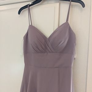 Mauve Chiffon Bridesmaid Dress